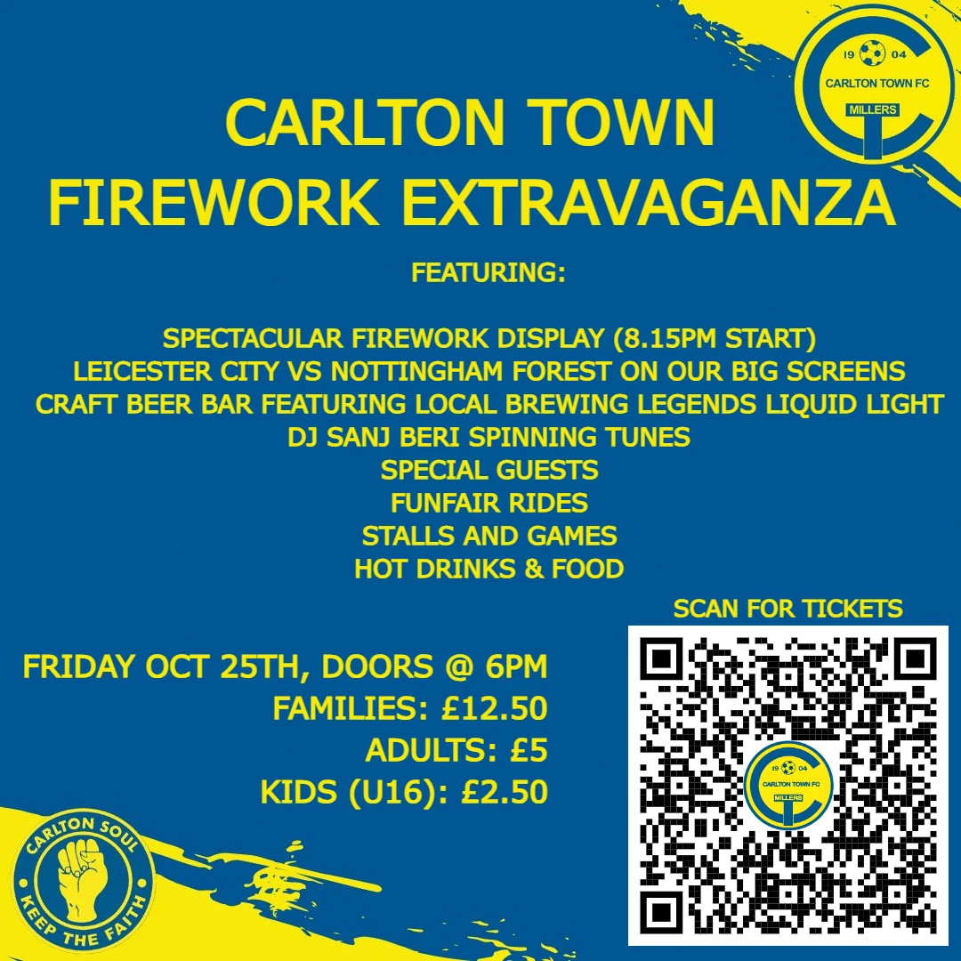 Carlton Town Fireworks